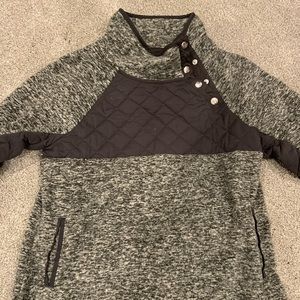 Abercrombie Women’s Asymmetrical Snap-Up Fleece